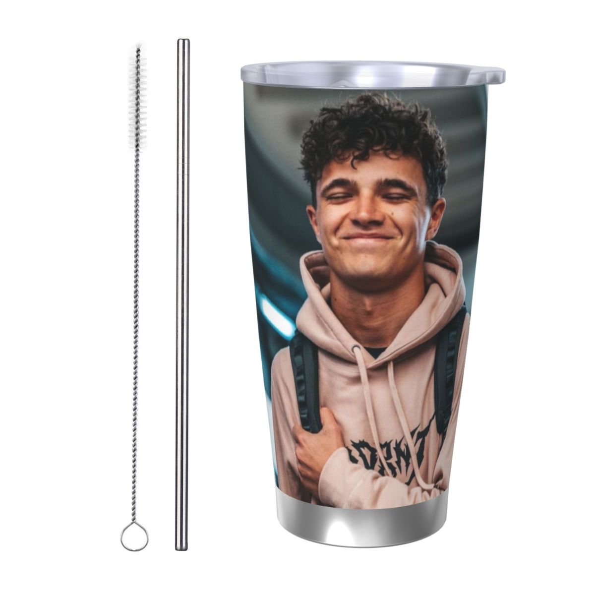 Stainless Steel Straw - Caneca Térmica de Aço Inoxidável Lando
