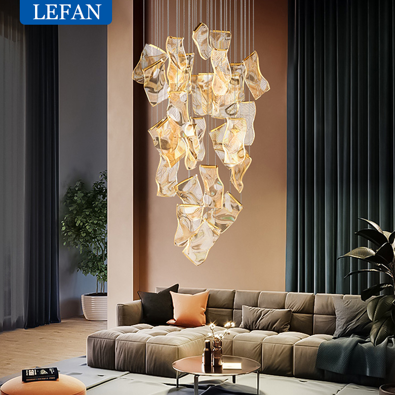 Sustainable Living Guide - Lustre LED Moderno de Luxo com
