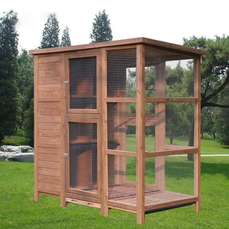 Sustainable Living House - Gaiola para Pássaros Doméstica Combinada para