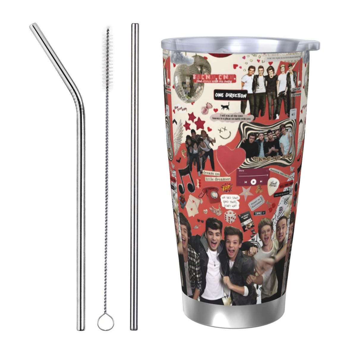 Stainless Steel Straw - Copo Térmico de Aço Inoxidável O-One-D-Directions