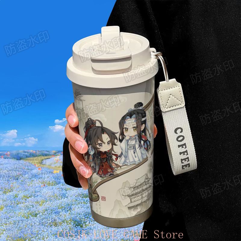 Anime mdzs wei wuxian lan wang - Stainless Steel Straw avaliação e preço
