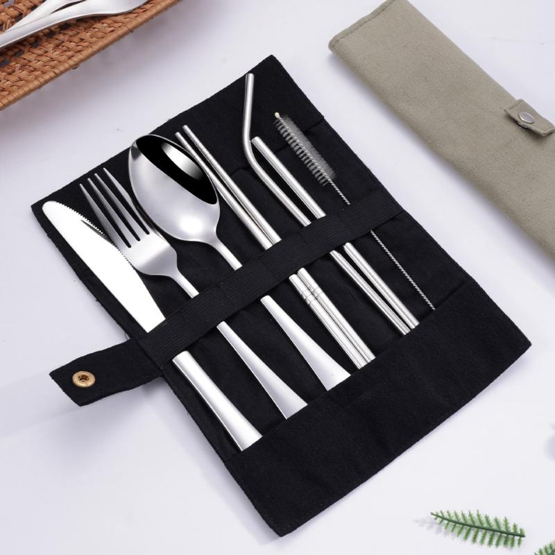 Conjunto de Talheres de Viagem - Stainless Steel Straw avaliação e preço