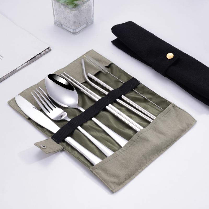 Conjunto de Talheres de Viagem - Stainless Steel Straw avaliação e preço